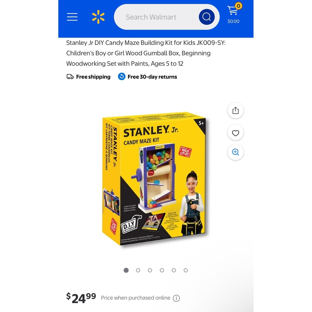 2 Stanley‎ Jr. Candy Maze Kit Build & Play Toy STEM Educational Activity DIY NIB - Picture 2 of 6
